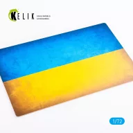   Kelik Ukraine Flag - Base - Acrylic 3 mm (280 x 180 mm) (170 g) 1:72 (KS72090)