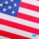 Kelik USA Flag - Base - Acrylic 3 mm (280 x 180 mm) (170 g) 1:72 (KS72091)