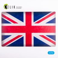   Kelik Great Britain Flag - Base - Acrylic 3 mm (280 x 180 mm) (170 g) 1:72 (KS72092)