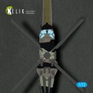 Kelik French frigate D-650 Aquitaine 2017 - Base - Acrylic 3 mm (280 x 180 mm) (170 g) 1:72 (KS72108)