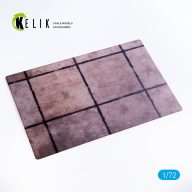   Kelik Soviet Square Concrete Plates Airfield 1970 th - Base - Acrylic 3 mm (280 x 180 mm) (170 g) 1:72 (KS72109)