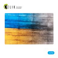   Kelik Concrete plates With Ukrainian flag - Acrylic 3 mm (280 x 180 mm) (170 g) 1:72 (KS72120)