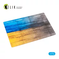   Kelik Concrete plates With Ukrainian flag - Acrylic 3 mm (280 x 180 mm) (170 g) 1:72 (KS72120)