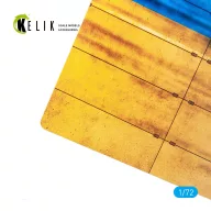   Kelik Concrete plates With Ukrainian flag - Acrylic 3 mm (280 x 180 mm) (170 g) 1:72 (KS72120)