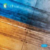   Kelik Concrete plates With Ukrainian flag - Acrylic 3 mm (280 x 180 mm) (170 g) 1:72 (KS72120)