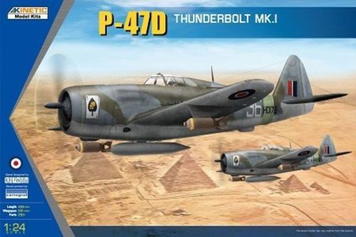 Kinetic P-47D THUNDERBOLT RAZOR-RAF 1:24 (K3212)