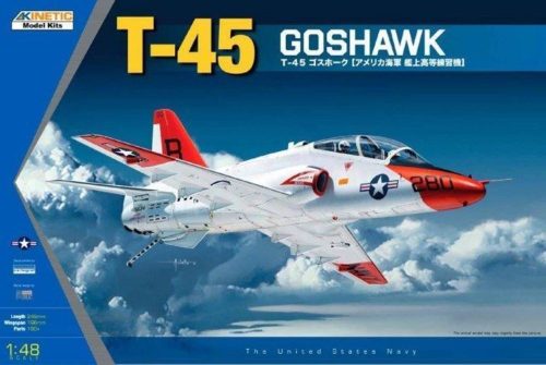 Kinetic T-45A/C Goshawk Navy Trainer Jet 1:48 (K48038)