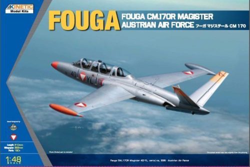 Kinetic Fouga Magister CM 170  Austria 1:48 (K48059)