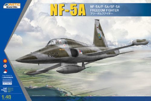 Kinetic NF-5A FREEDOM FIGHTER II (EUROPE EDITION) NL+N 1:48 (K48110)