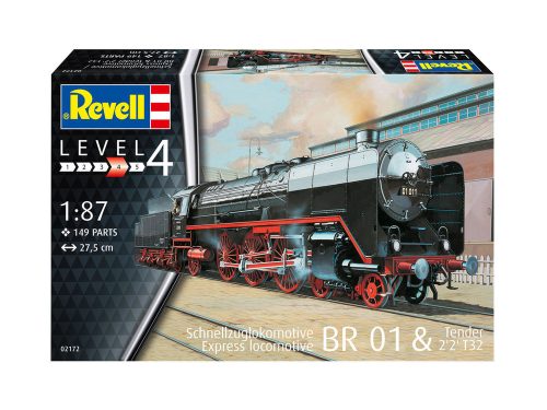 Revell Express Locomotive BR01 &Tender 2'2' T32 1:87 (02172)