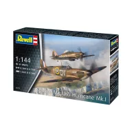   Revell Supermarine Spitfire Mk.Ia & Hawker Hurricane Mk.I 1:144 (03771)