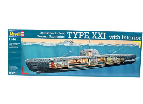 Revell U-Boot Typ XXI U 2540 &Interieur 1:144 (05078)