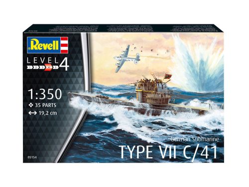 Revell German Submarine Type VII C/41 1:350 (05154)