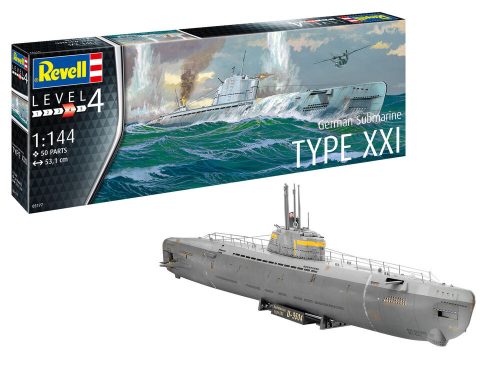 Revell German Submarine Type XXI 1:144 (05177)
