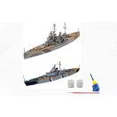Revell Gift Set "First Diorama" Bismarck Battle 1:1200 (05668)