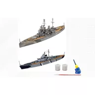   Revell Gift Set "First Diorama" Bismarck Battle 1:1200 (05668)