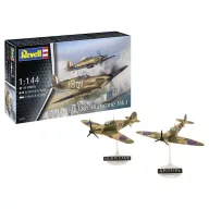   Revell Model Set Spitfire Mk.Ia & Hurricane Mk.I 1:144 (63771)