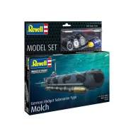   Revell Model Set German Midget Submarine Type Molch 1:72 (65187)