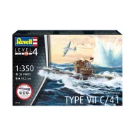   Revell Starter Kit German Submarine Type VII C/41 1:350 (75154)