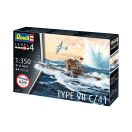 Revell Starter Kit German Submarine Type VII C/41 1:350 (75154)