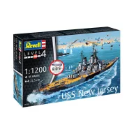 Revell Starter Kit Battleship USS New Jersey 1:1200 (75183)