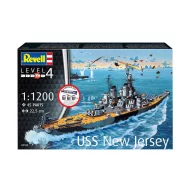 Revell Starter Kit Battleship USS New Jersey 1:1200 (75183)