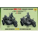 Zvezda German WWII Sidecar R12 with crew 1:35 (3607)