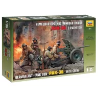 Zvezda Pak-36 Anti-Tank Gun with Crew 1:35 (3610)