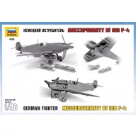 Zvezda Messerschmitt BF-109 F4 German Fighter 1:48 (4806)