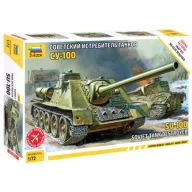 Zvezda Soviet Self-propelled Gun SU-100 1:72 (5044)