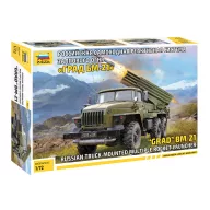 Zvezda Grad BM-21 Russian Rocket Launcher 1:72 (5051)