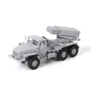 Zvezda Grad BM-21 Russian Rocket Launcher 1:72 (5051)