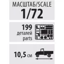 Zvezda Grad BM-21 Russian Rocket Launcher 1:72 (5051)