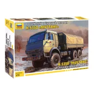 Zvezda K-5350 Mustang Russian Three Axle Truck 1:72 (5074)