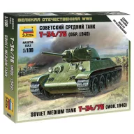 Zvezda Soviet Medium Tank T-34/76 1:100 (6101)
