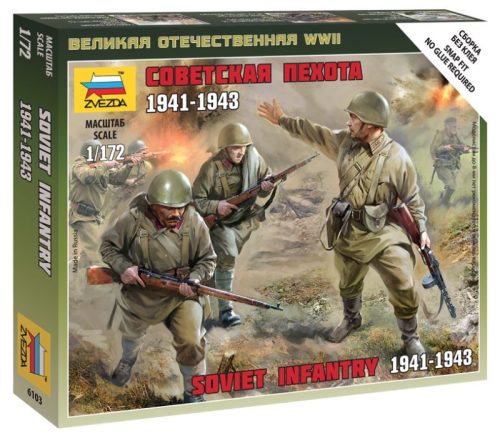 Zvezda Sovielt Infantry 1941. 1:72 (6103)