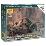 Zvezda German Anti-Tank Gun PAK-36 with Crew 1:72 (6114)