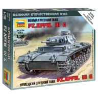 Zvezda German Tank Panzer III 1:100 (6119)