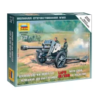 Zvezda German 105mm Howitzer LeFH with Crew 1:72 (6121)