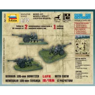 Zvezda German 105mm Howitzer LeFH with Crew 1:72 (6121)