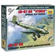 Zvezda German Dive Bomber JU-87 B2 Sluka 1:144 (6123)