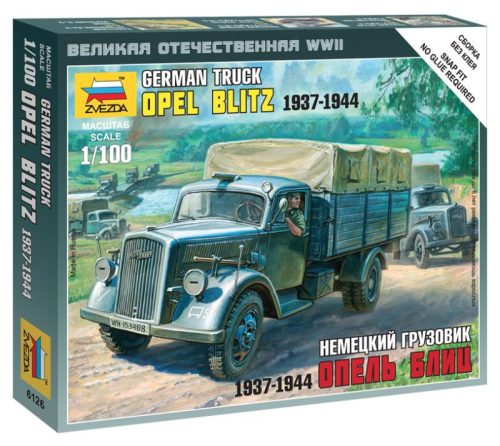 Zvezda German Truck Opel Blitz 1937-1944 1:100 (6126)