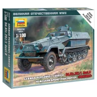   Zvezda German Personnel Carrier Sd.Kfz.251/1 Ausf.B 1:100 (6127)