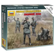 Zvezda German HQ WWII Military small set 1:72 (6133)