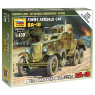 Zvezda Soviet Armored Car BA-10 1:100 (6149)