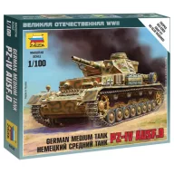 Zvezda German Medium Tank PZ-IV Ausf.D 1:100 (6151)