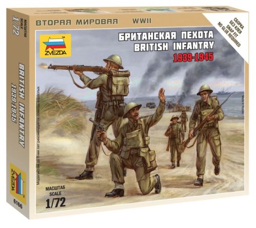 Zvezda British Infantry 1939-42 1:72 (6166)
