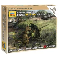 Zvezda British QF 2-pdr Anti Tank Gun w/crew 1:72 (6169)