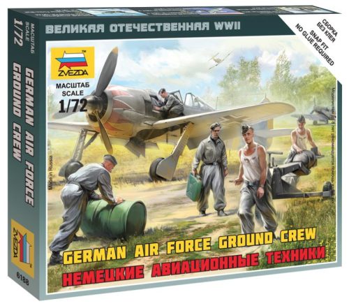 Zvezda German Airforce Ground Crew 1:72 (6188)