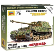   Zvezda Sd.Kfz.184 Ferdinand Heavy Tank Destroyer 1:100 (6195)